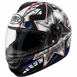 Premier Casque De Moto Intégral Modèle Monza En Fibre De Bayliss Réplique
