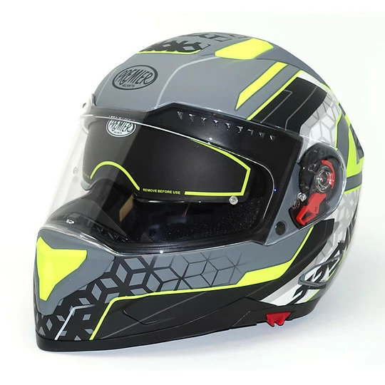 Casque De Moto Intégral Premier VYRUS EMY 17 BM Matt