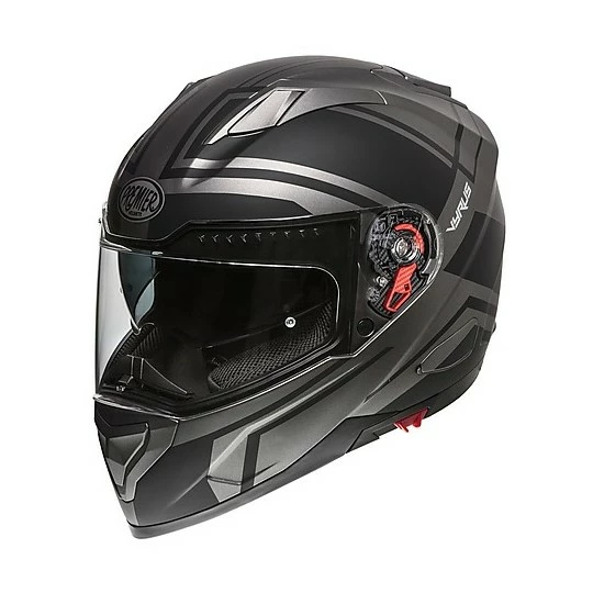 Casque De Moto Intégral Premier VYRUS ND17 BM Noir Anthracite Mat