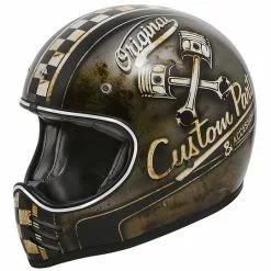 Casque De Moto Intégral Vintage Premier Trophy MX Style '70 OP 9 BM Matt