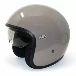 Casque De Moto Jet Vintage En Fibre Premier VINTAGE EVO U17 Gris