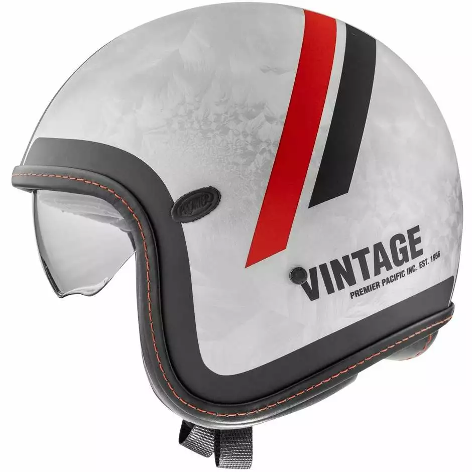 Casque De Moto Premier Jet VINTAGE EVO PLATINUM EDITION DR DO92BM – Image 2