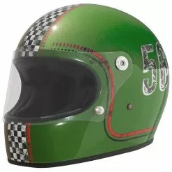 Casque De Moto Premier Trophy Style Des Années 70 FL6