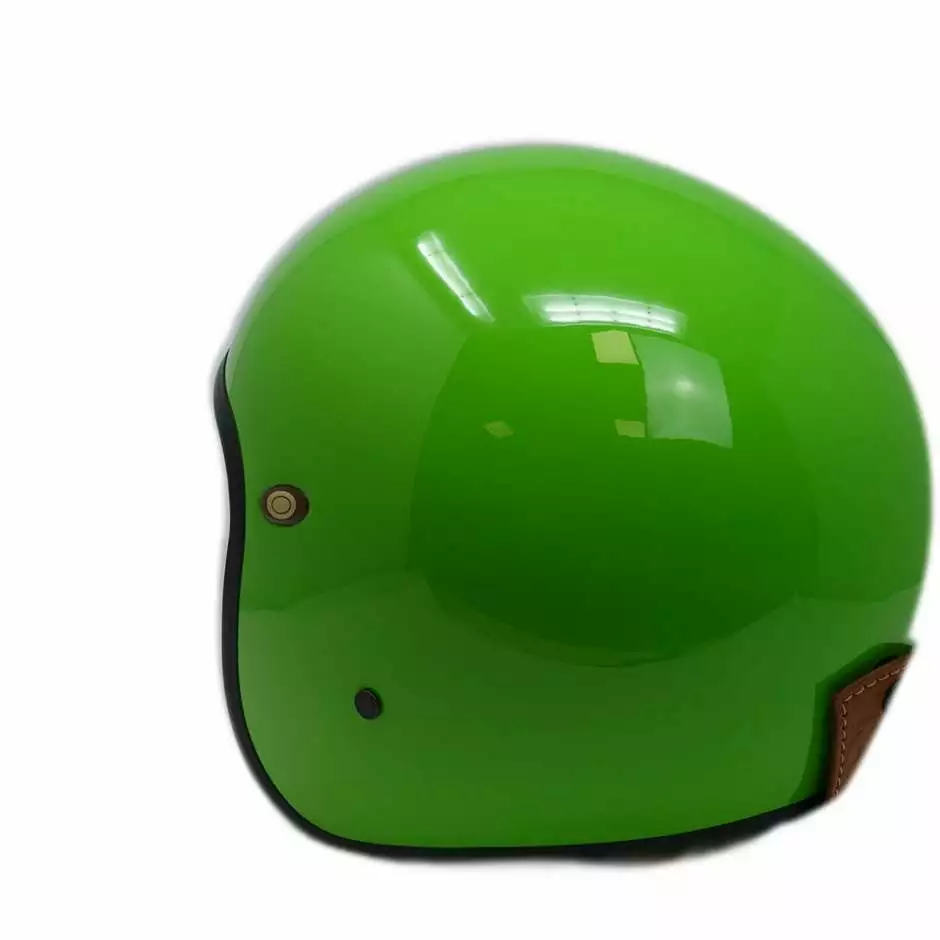 Casque Moto Jet Custom Premier VINTAGE VERT Edition Limitée – Image 2
