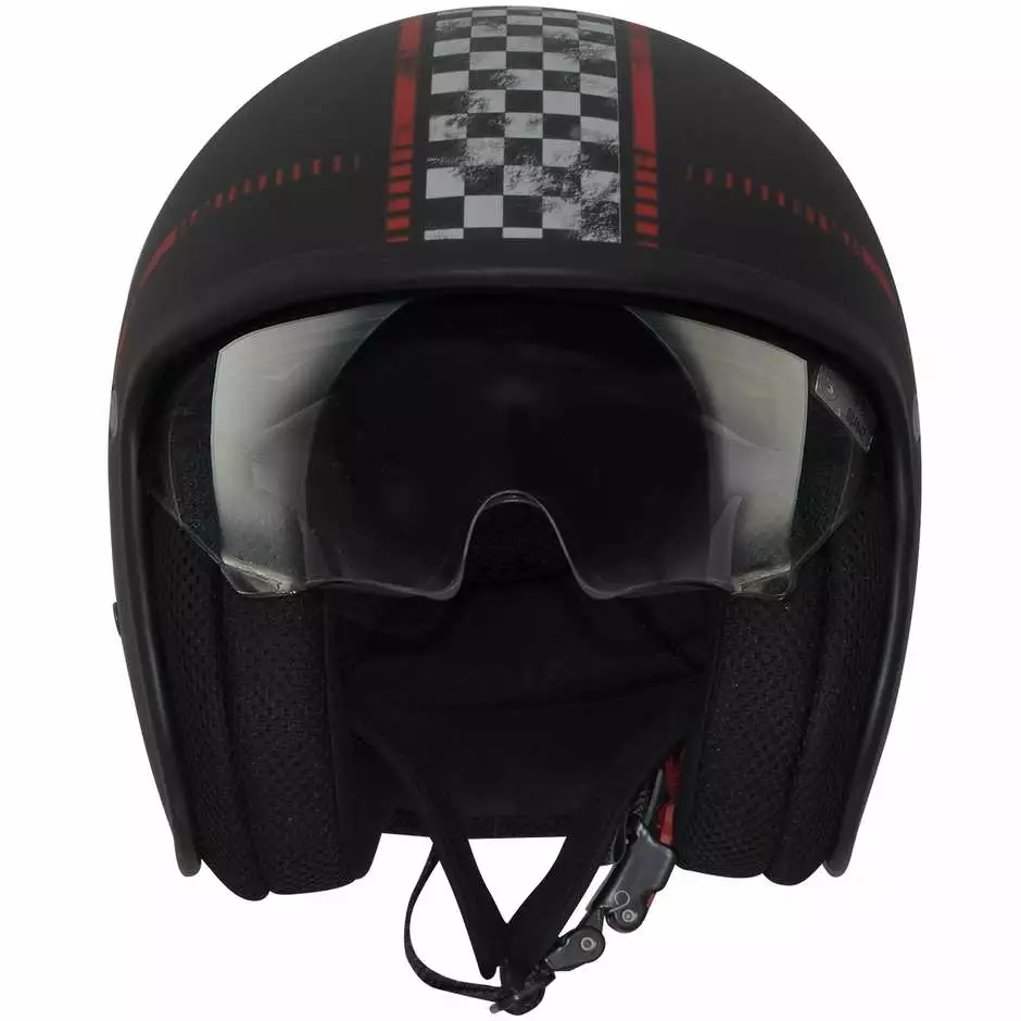 Casque Moto Jet En Premier Fibre VINTAGE FL 9 BM – Image 2