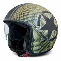 Casque Moto Jet Premier Vintage Carbon Bm