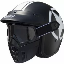 Casque Moto Jet Premier Vintage Fibre Mask Star 9 BM