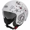 Casque Moto Mini Jet Premier ROCKER CT 8 Blanc