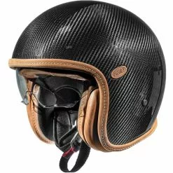 Casque Moto Premier Jet VINTAGE EVO PLATINUM EDITION CARBON