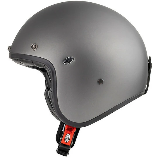 Casque Moto Vintage Jet En Fibre Premier LE PETIT CLASSIC EVO U17 Gris Mat – Image 2