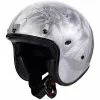 Casque Moto Vintage Jet Premier Fibre LE PETIT CLASSIC EVO DR Blanc