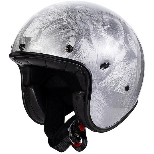 Casque Moto Vintage Jet Premier Fibre LE PETIT CLASSIC EVO DR Blanc
