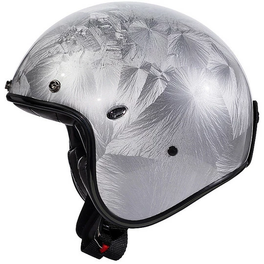 Casque Moto Vintage Jet Premier Fibre LE PETIT CLASSIC EVO DR Blanc – Image 2