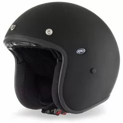 Casque Moto Vintage Jet Premier Fibre LE PETIT CLASSIC EVO U 9 BM Matt Black