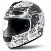 Premier Casque Intégral De Moto Modèle Monza En Fibre TR8 Couleur Mondiale Blanc Gris Micrométrique