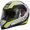 Premier Casque Intégral De Moto VYRUS MPY Noir Blanc Jaune