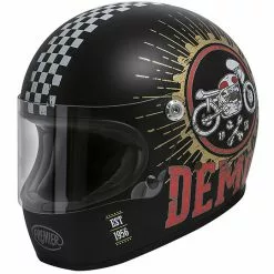 Premier Trophy Integral Casque De Moto Style Des Années 70 Speed Demon 9 BM