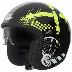 Premier Vintage RXY Fibre Jet Casque De Moto