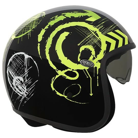 Premier Vintage RXY Fibre Jet Casque De Moto – Image 2