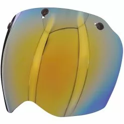 Visière D'origine Premier 3 Boutons Chromée Or Pour Modèles MX Avec Nez